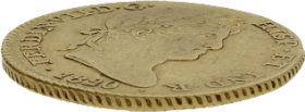 Moneda Fernando VII 2 Escudos Oro 1820 Madrid CJ 6,70 g
