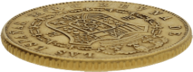 Moneda Isabel II 80 Reales Oro 1848 Barcelona PS 6,74 g