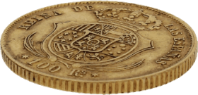 Moneda Isabel II 100 Reales Oro 1862 Madrid 8,41 g