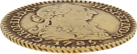 Moneda Carlos III 1 Escudo Oro 1785 Madrid DV 3,36 g