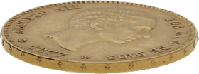Moneda Alfonso XII 25 Pesetas Oro 1877 DEM 8,04 g