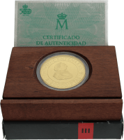 Moneda Juan Carlos I 80000 pesetas Oro 1991 27 g