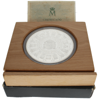 Moneda Juan Carlos I 10000 Pesetas Plata 1989 99,99 g