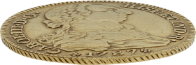 Moneda Carlos III 4 Escudos Oro 1787 Madrid DV 13,39 g