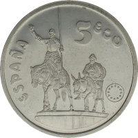 Moneda Juan Carlos I 5 Ecu Plata 1994 33,62 g