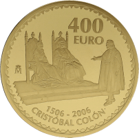 Moneda Juan Carlos I 400 Euros Oro 2006 27 g