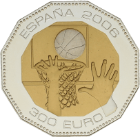 Moneda Juan Carlos I 300 Euros Oro 2006 28,80 g