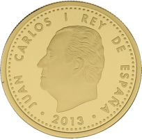 Moneda Juan Carlos I 100 Euros Oro 2013 6,75 g