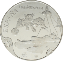 Moneda Juan Carlos I 50 Euros Plata 2004 99,99 g
