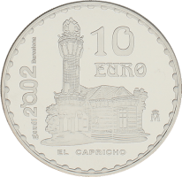 Moneda Juan Carlos I 10 Euro Plata 2002 27 g