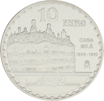 Moneda Juan Carlos I 10 Euro Plata 2002 27 g