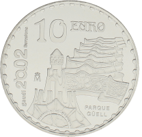 Moneda Juan Carlos I 10 Euro Plata 2002 27 g