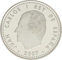 Moneda Juan Carlos I 10 Euro Plata 2008 27 g
