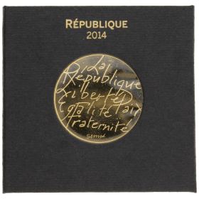 Moneda Francia 500 Euros Oro 2014 9 g