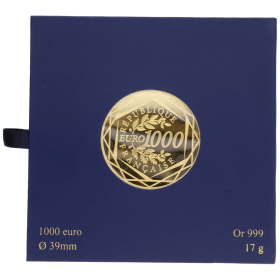 Moneda Francia 1000 Euros Oro 2013 17 g