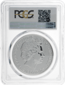 Moneda Reino Unido 2 pounds Britannia PCGS MS 69 Plata 2011 31,10 g