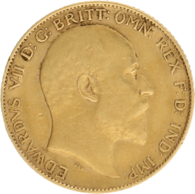 Moneda Reino Unido 1/2 Libra Oro 1905 3,96 g