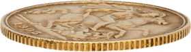 Moneda Reino Unido 1/2 Libra Oro 1905 3,96 g