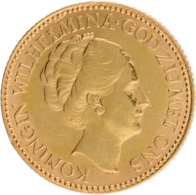 Moneda Holanda 10 Gulden Oro 1925 6,71 g