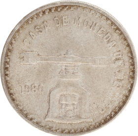 Moneda México Casa de la Moneda Plata 1980 33,61 g