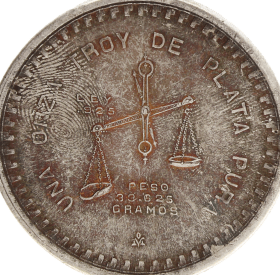 Moneda México Casa de la Moneda Plata 1980 33,61 g