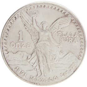 Moneda México Libertad Plata 1991 31,15 g