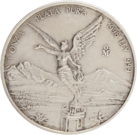 Moneda México Libertad Plata 1998 31,15 g