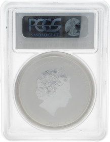 Moneda Australia 1 Dollar Año lunar Cabra PCGS MS 70 Plata 2015 31,10 g