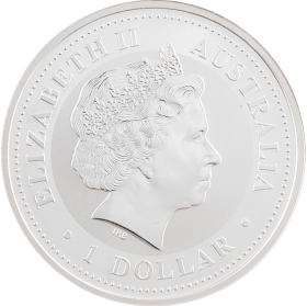 Moneda Australia 1 Dollar Kookaburra Plata 2008 31,10 g