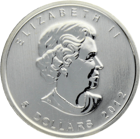 Moneda Canadá 5 Dollars Cougar Plata 2012 31,41 g