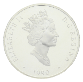 Moneda Canadá 20 Dollars Avro Anson Plata 1990 31 g