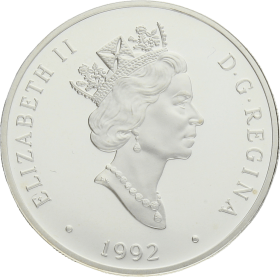Moneda Canadá 20 Dollars Curtiss JN-4 Cannuck Plata 1992 31,10 g
