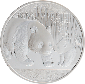 Moneda China 10 Yuan Panda Plata 2011 31,10 g