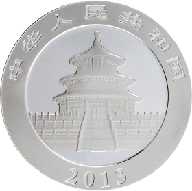 Moneda China 10 Yuan Panda Plata 2013 31,10 g