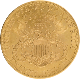 Moneda Estados Unidos 20 Dollars Coronet Oro 1904 Philadelphia 33,43 g
