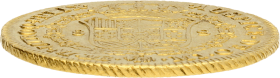 Moneda Carlos III 8 Escudos Oro 1774 Lima MJ 26,83 g