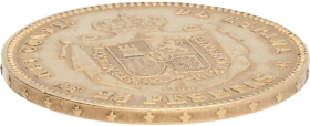 Moneda Alfonso XII 25 Pesetas Oro 1880 8,04 g