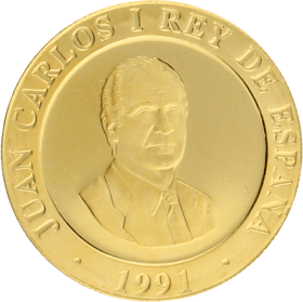 Moneda Juan Carlos I 20.000 Pesetas. Olimpiadas serie III Oro 1991 6,70 g