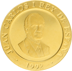 Moneda Juan Carlos I 20.000 Pesetas. Olimpiadas serie IV Oro 1992 6,71 g