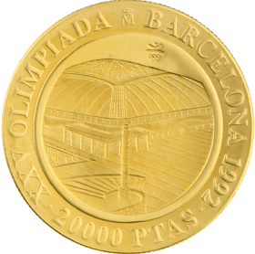 Moneda Juan Carlos I 20.000 Pesetas. Olimpiadas serie IV Oro 1992 6,71 g