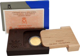 Moneda Juan Carlos I 20.000 Pesetas. Olimpiadas serie IV Oro 1992 6,71 g