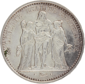 Moneda Francia 10 Francs Hércules Plata 1970 24,98 g