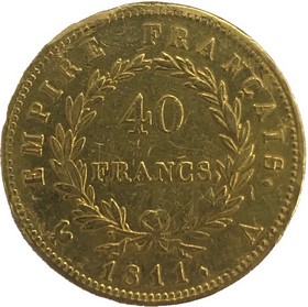Moneda Francia 40 Francos Oro 1811 12,87 g