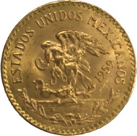 Moneda México 20 pesos Oro 1959 16,63 g