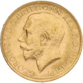 Moneda Australia 1 Libra Soberano Oro 1922 Perth 7,99 g