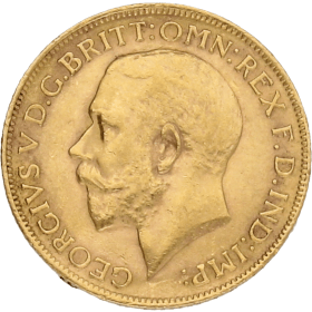 Moneda Reino Unido 1 Libra Soberano Oro 1913 7,97 g