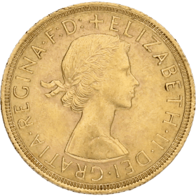 Moneda Reino Unido 1 Libra Soberano Oro 1958 7,97 g