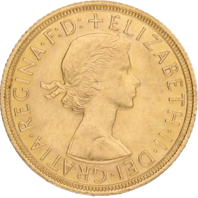 Moneda Reino Unido 1 Libra Soberano Oro 1959 7,94 g