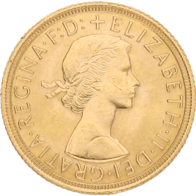 Moneda Reino Unido 1 Libra Soberano Oro 1962 7,97 g