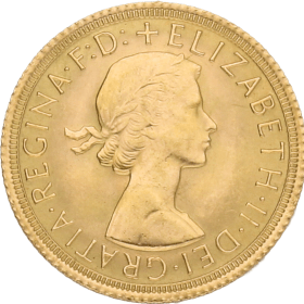 Moneda Reino Unido 1 Libra Soberano Oro 1967 7,98 g